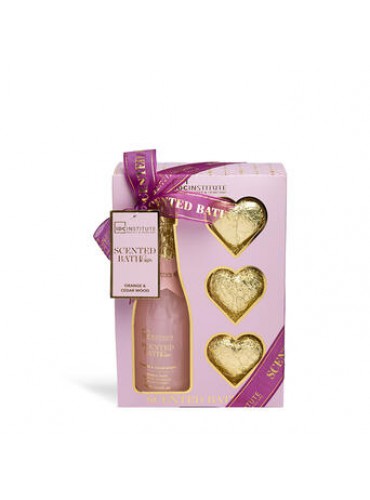 SCENTED BATH ROSE BUBBLE BATH SET